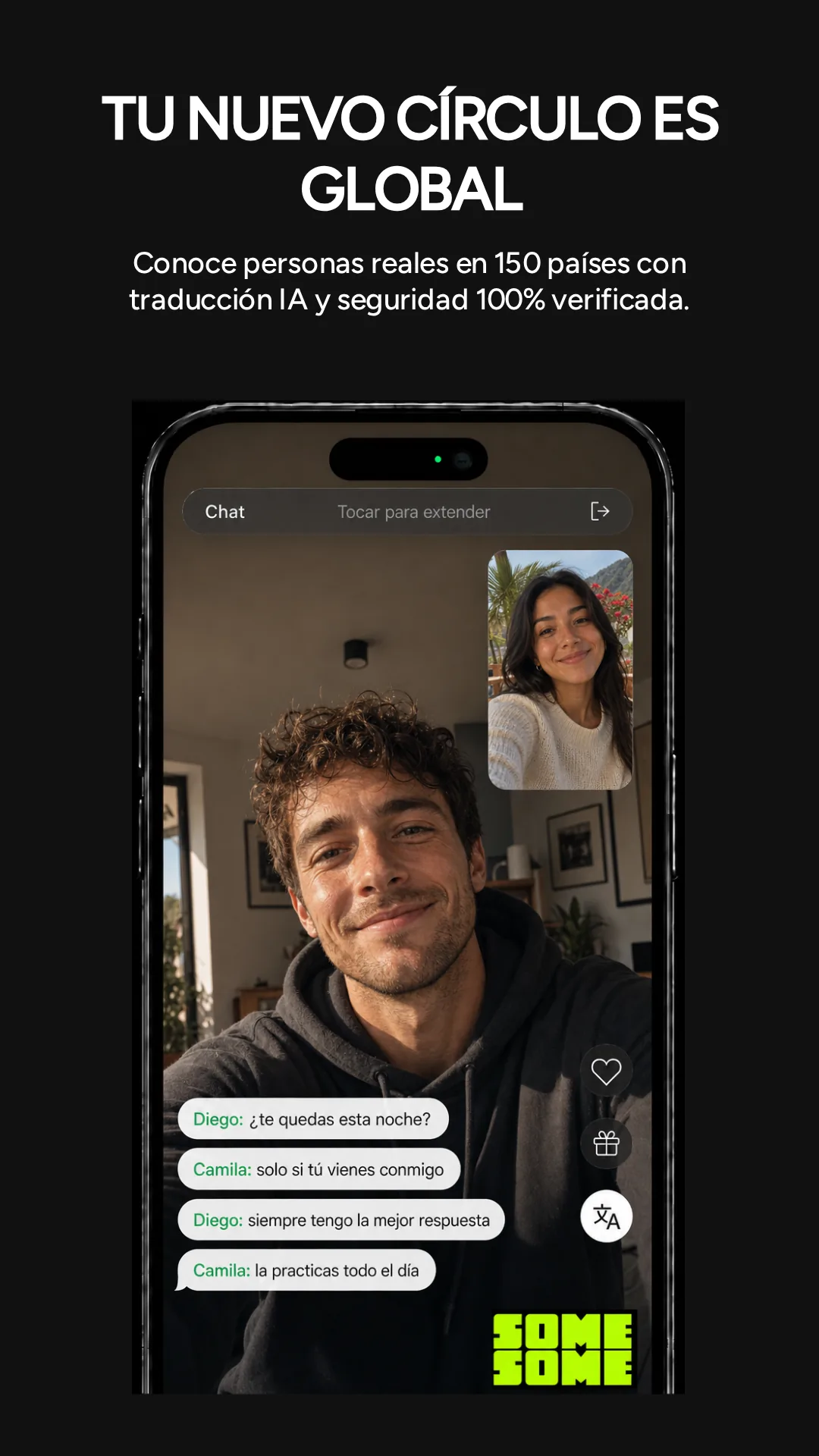 SomeSome: Your new circle is global.
